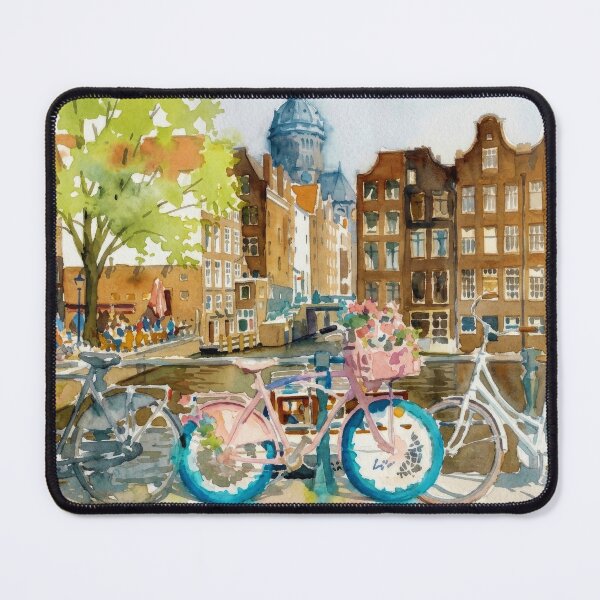 Item preview, Sunny Amsterdam Bicycles designed and sold by caracatita75.