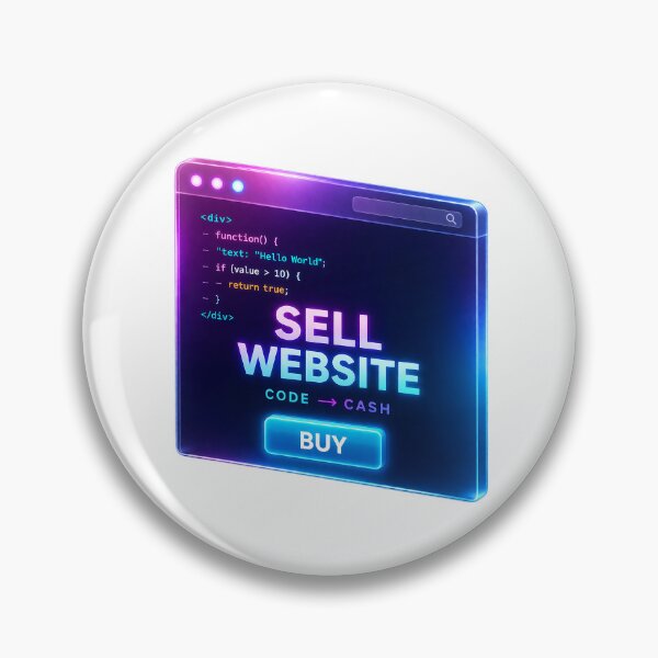 Item preview, Sell Website – Code to Cash Developer Hustle Design designed and sold by Marcite.