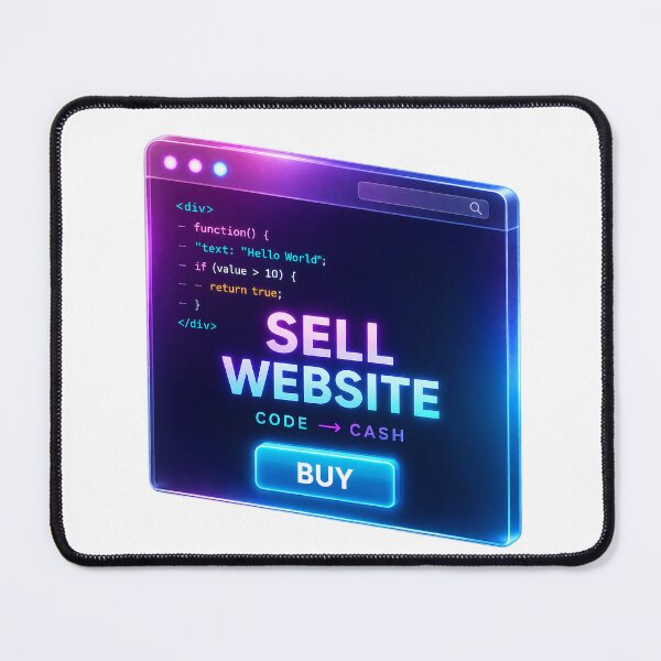 Item preview, Sell Website – Code to Cash Developer Hustle Design designed and sold by Marcite.