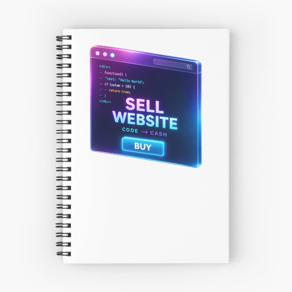 Item preview, Sell Website – Code to Cash Developer Hustle Design designed and sold by Marcite.