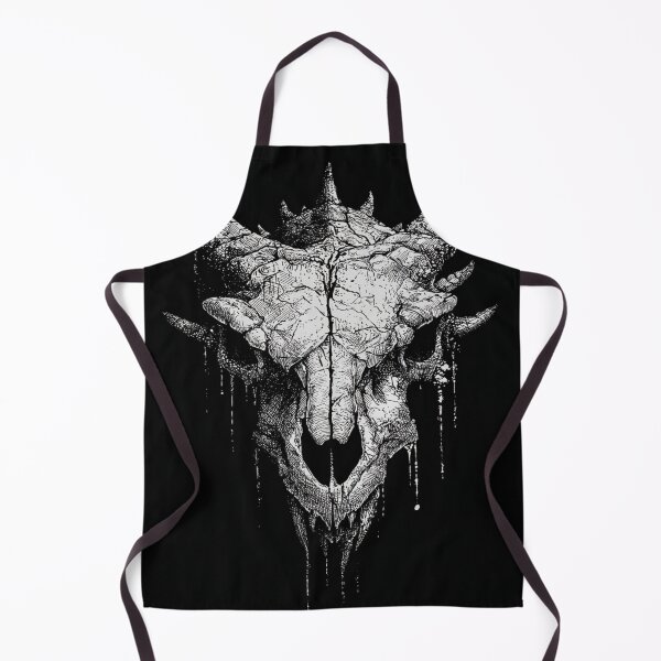Item preview, Gothic Horned Demon Skull Dark Art Design designed and sold by NicolasGlowArt.