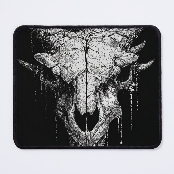 Item preview, Gothic Horned Demon Skull Dark Art Design designed and sold by NicolasGlowArt.