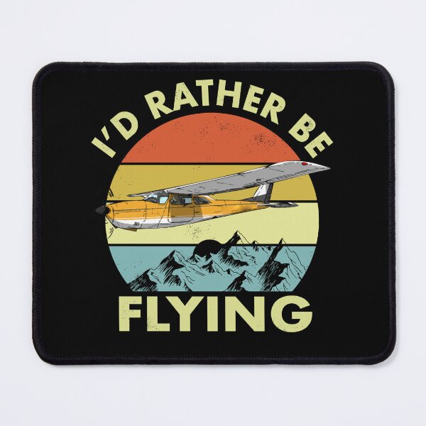 Item preview, I’d Rather Be Flying Retro Airplane designed and sold by Emberglowo.