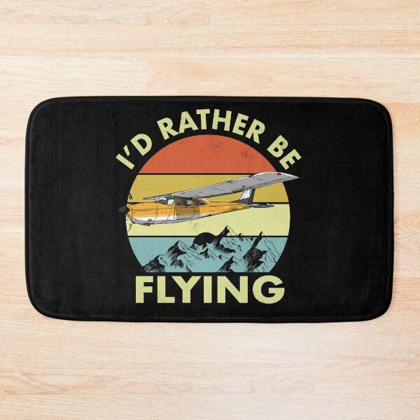 Item preview, I’d Rather Be Flying Retro Airplane designed and sold by Emberglowo.