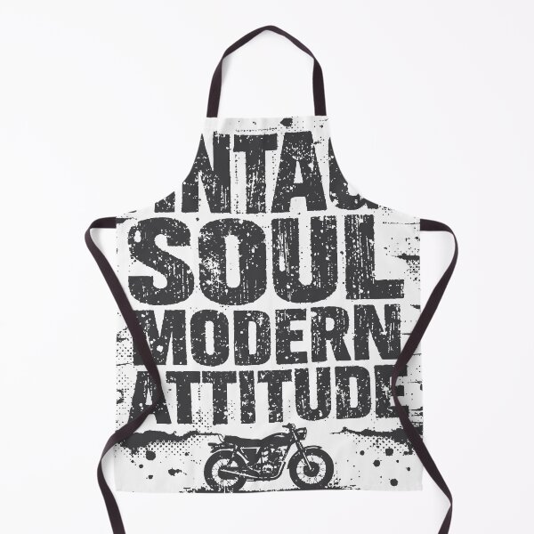 Item preview, Bold black-and-white graphic blending vintage soul and modern attitude with a distressed motorcycle silhouette, halftone texture and grunge typography designed and sold by Dejbar.
