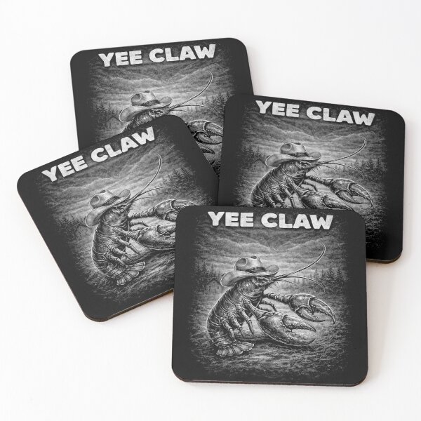 Item preview, Lobster Cowboy Vintage Yee Claw Funny Lobster Western Beach designed and sold by will freed18.