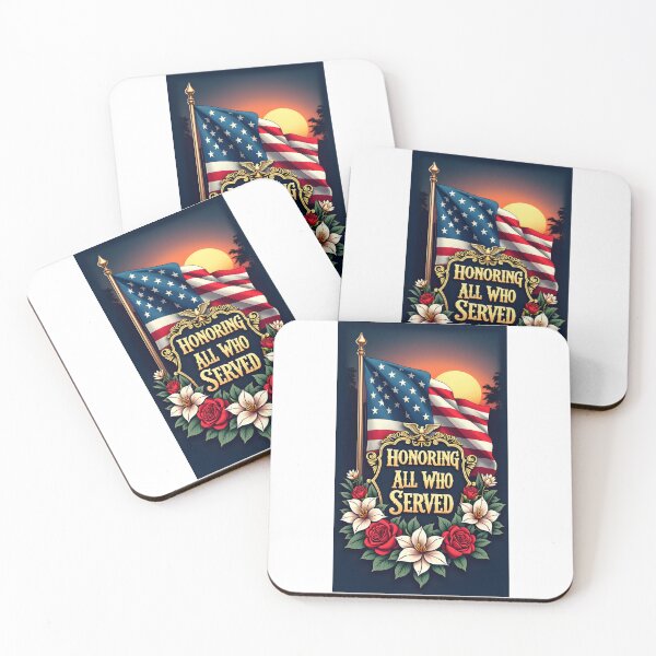 Item preview, Honoring U.S. Veterans with Flag and Flowers designed and sold by Teeshirtstoday.com.