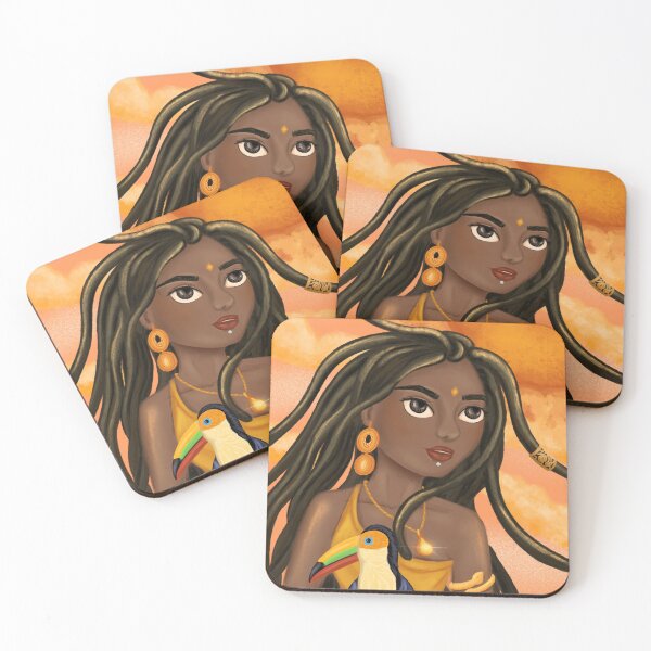 Item preview, Dancer Woman with Parrot Bird designed and sold by Medilludesign.