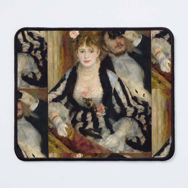 Item preview, The Theatre Box by Pierre-Auguste Renoir: Elegant Impressionist Fine Art Poster designed and sold by artofuniverse.