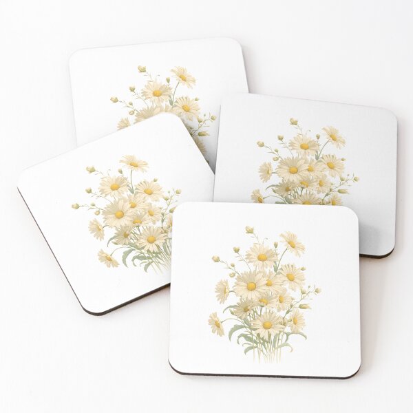 Item preview, Bouquet  of  daisies watercolor designed and sold by uunaa.