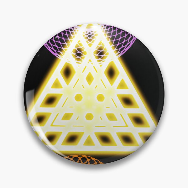 Item preview, sacred-geometry triangle mandala designed and sold by  Mudikeys.