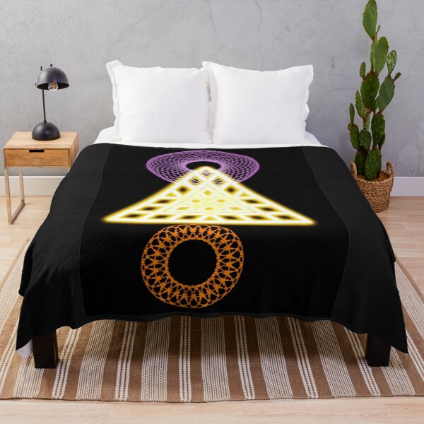 Item preview, mandala triangular de geometría sagrada designed and sold by Mudikeys.