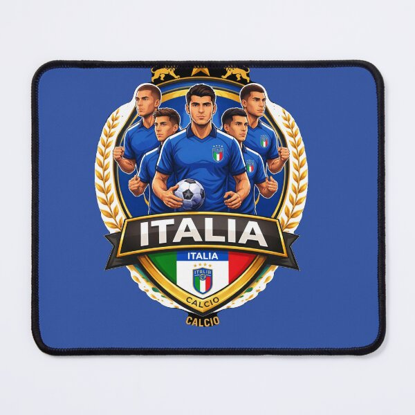 Item preview, Italian National Football Team- Azzurri Pride Illustration.  designed and sold by digitalbob60.