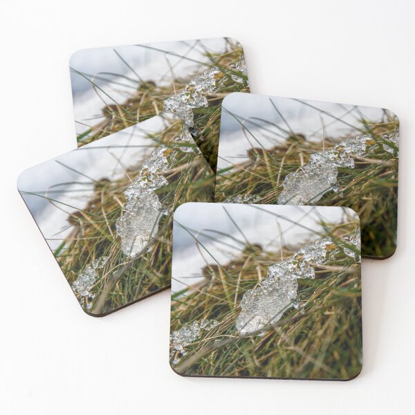 Item preview, Crystalline Frost on Wild Winter Grass designed and sold by ShotsbyDesiree.