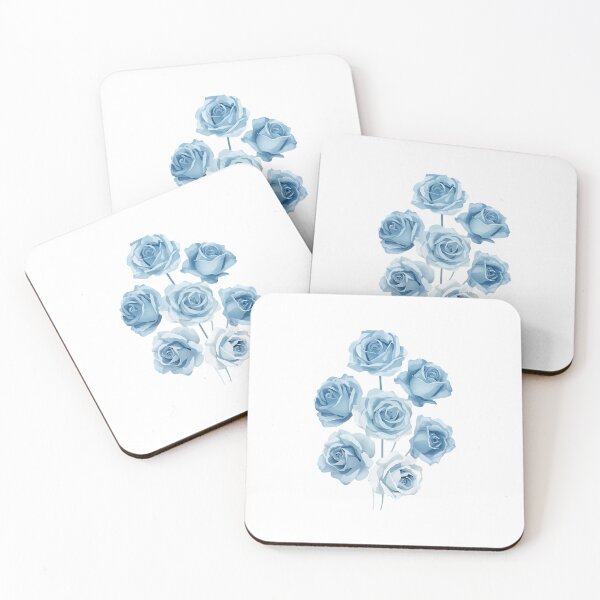 Item preview, Bouquet  of blue roses  watercolor designed and sold by uunaa.
