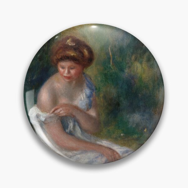 Item preview, The Bather by Pierre-Auguste Renoir: Impressionist Figurative Art Poster designed and sold by artofuniverse.