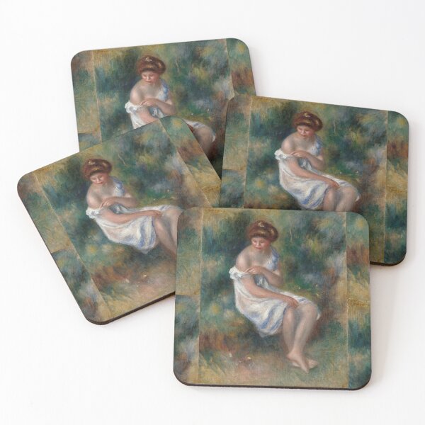 Item preview, The Bather by Pierre-Auguste Renoir: Impressionist Figurative Art Poster designed and sold by artofuniverse.