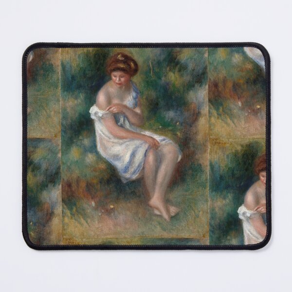 Item preview, The Bather by Pierre-Auguste Renoir: Impressionist Figurative Art Poster designed and sold by artofuniverse.