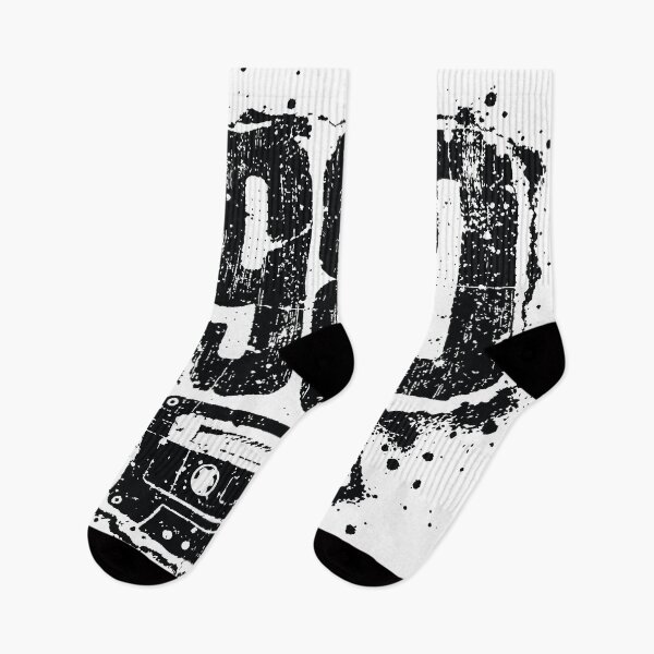 Item preview, Bold distressed 1980 graphic featuring a vintage cassette tape in black grunge texture, evoking 80s music nostalgia, analog recordings, designed and sold by Dejbar.