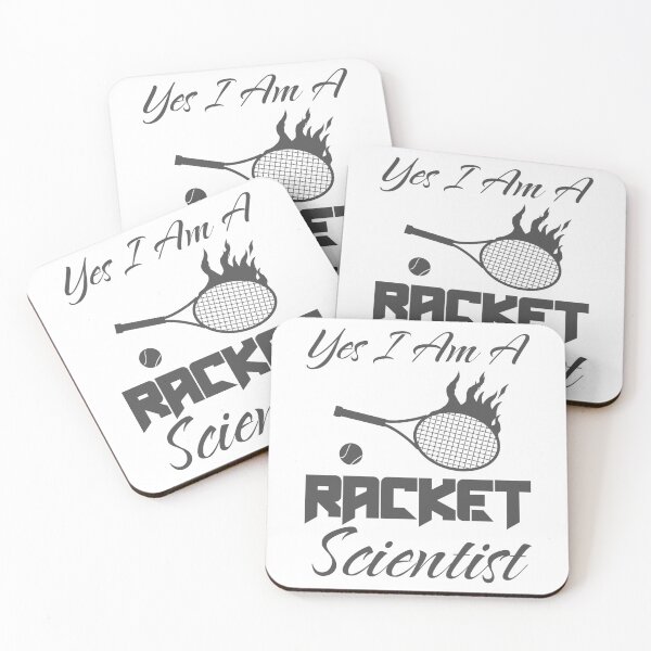 Item preview, Yes I Am A Racket Scientist - Funny Tennis Pun designed and sold by Abaseen.