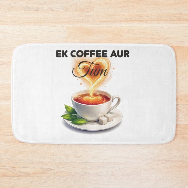 Item preview, Ek Coffee Aur Tum designed and sold by prafulka | LoveLine Studio | Romantic & Flirty Designs.