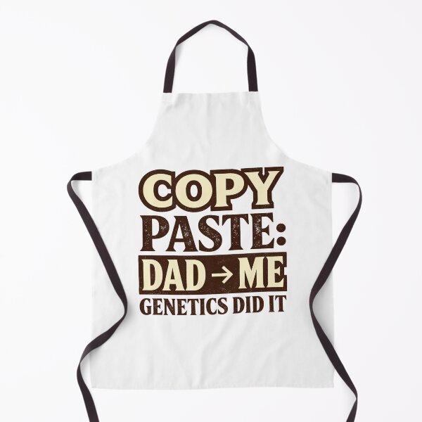 Item preview, Copy Paste Dad Me Genetics Did It Funny Vintage Retro Typography Family Humor Design designed and sold by Anastasiia Yurevych.