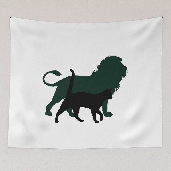 Item preview, cat with lion shadow designed and sold by geekmania48.