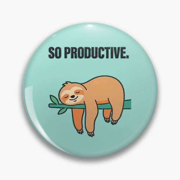 Item preview, cute lazy sloth  relaxed designed and sold by  Mudikeys.