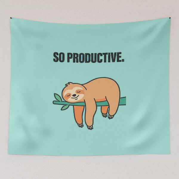 Item preview, cute lazy sloth  relaxed designed and sold by  Mudikeys.