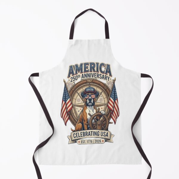 Item preview, Boxer Dog Captain America 250th Anniversary designed and sold by BSL-STORE.