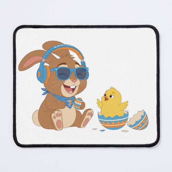 Item preview, Cool Easter Bunny No. 7 with Hatching Chick designed and sold by mirojurin by AXXISS .