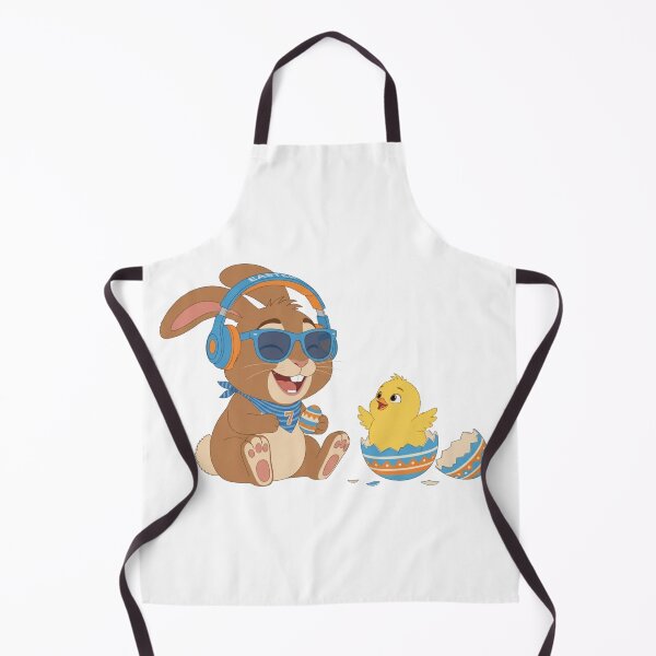 Item preview, Cool Easter Bunny No. 7 with Hatching Chick designed and sold by mirojurin by AXXISS .
