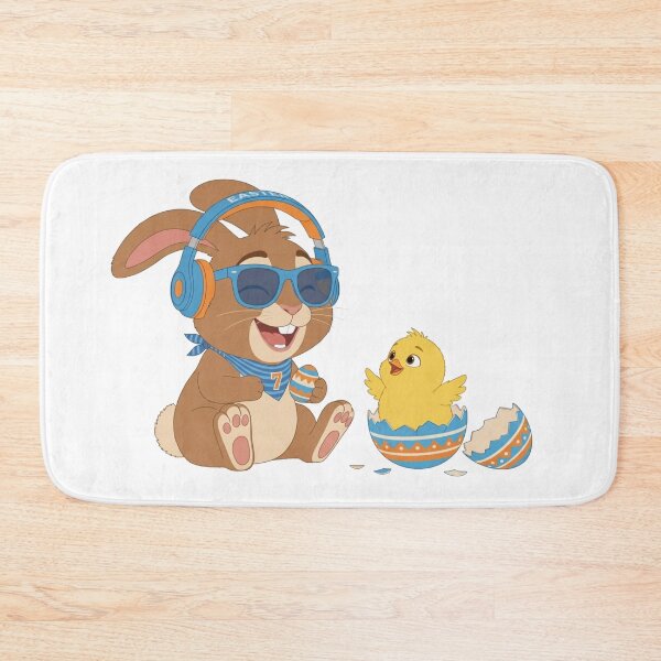 Item preview, Cool Easter Bunny No. 7 with Hatching Chick designed and sold by mirojurin by AXXISS .