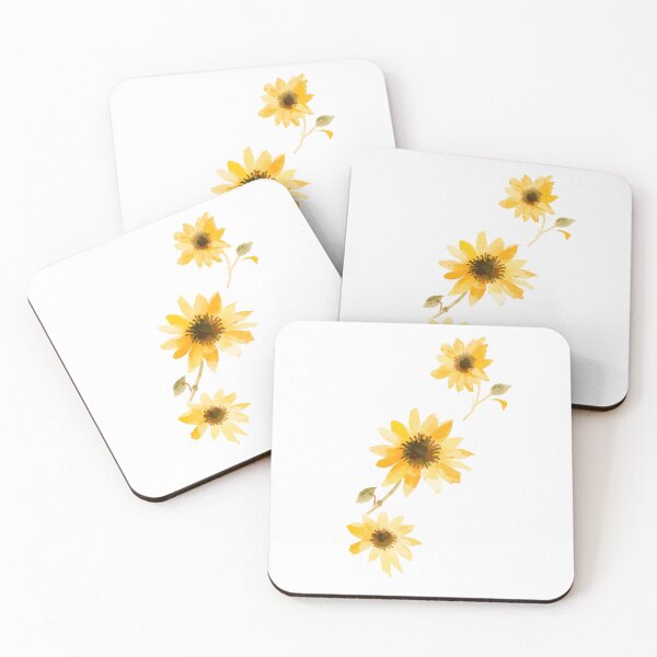Item preview,  Yellow sunflowers watercolor designed and sold by uunaa.