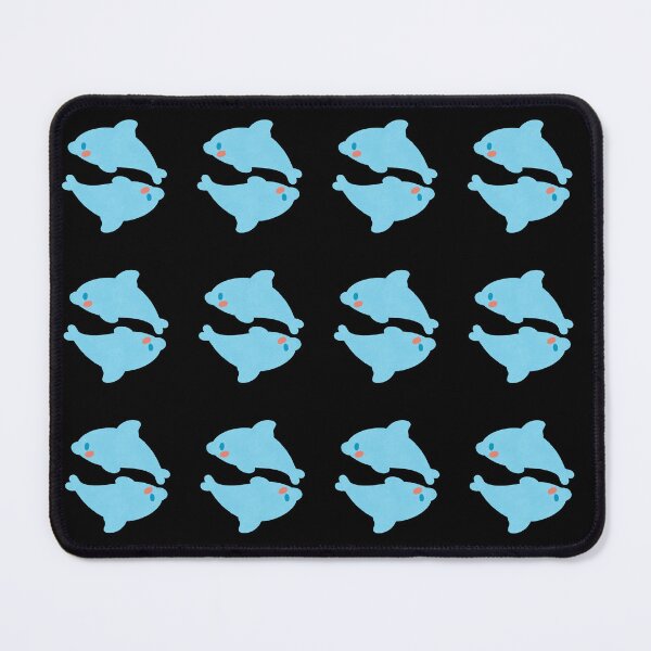 Item preview, Blue dolphins, minimalist kawaii style. designed and sold by geekmania48.