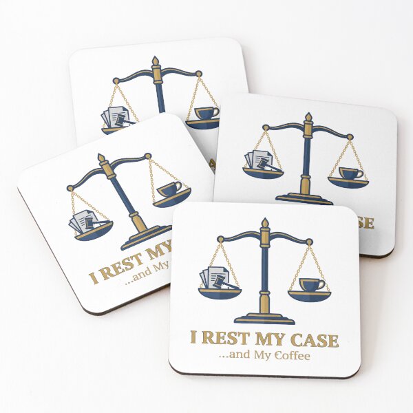 Item preview, I Rest My Case and My Coffee Lawyer Mug - Funny Lawyer Gift - Attorney Pun designed and sold by MagicalThreads.