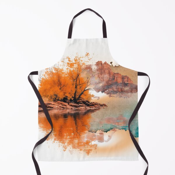 Item preview, Sunset Kayak Lake Adventure – Autumn Landscape Reflection Art, Serene Nature Travel Illustration, Aesthetic Outdoor Scene designed and sold by ChenEngEng.