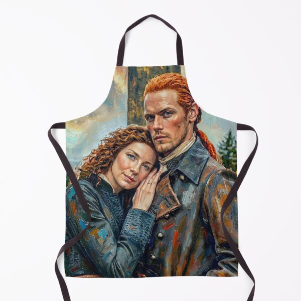 Item preview, Outlander painting of Claire and Jamie Fraser. designed and sold by davidelder.