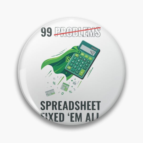 Item preview, 99 Problems but a Spreadsheet Fixed Them All Accountant Shirt - Funny Accountant Gift - Accounting Pun designed and sold by MagicalThreads.