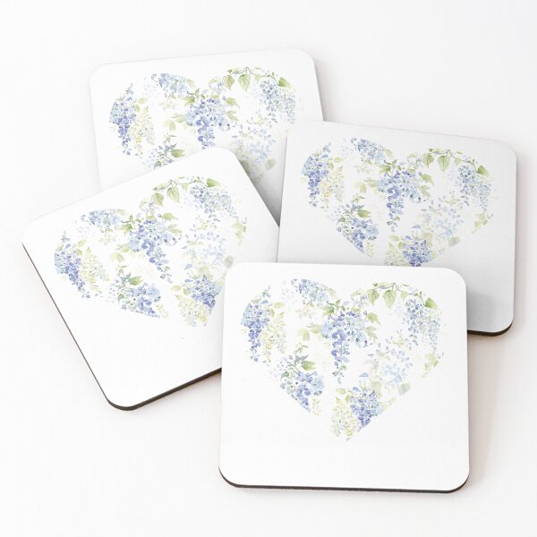 Item preview, Blue wisteria flowers designed and sold by uunaa.
