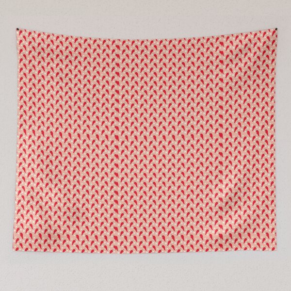 Item preview, Cute Red Chili & White Blossom Pattern designed and sold by Alindesignhere.