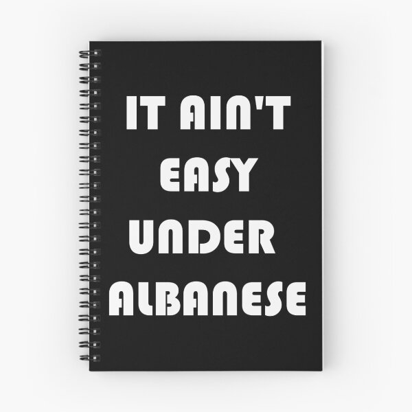 Item preview, IT AIN'T EASY UNDER ALBANESE designed and sold by DomGDesign.