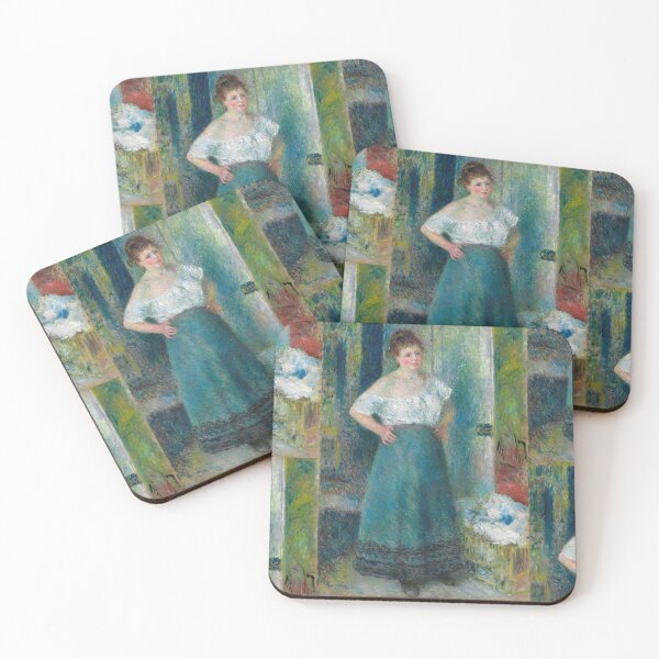 Item preview, The Laundress by Pierre-Auguste Renoir: Impressionist Fine Art Poster designed and sold by artofuniverse.