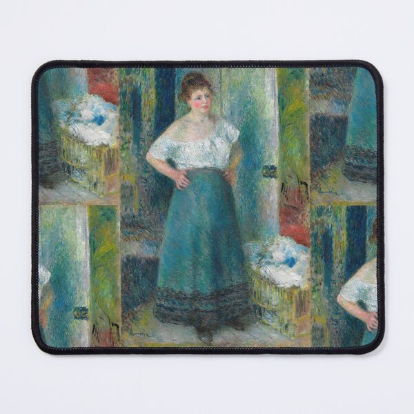 Item preview, The Laundress by Pierre-Auguste Renoir: Impressionist Fine Art Poster designed and sold by artofuniverse.