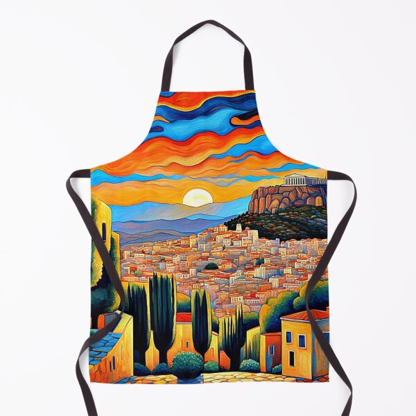 Item preview, Sunset over Athens designed and sold by George Hutton Hunter.