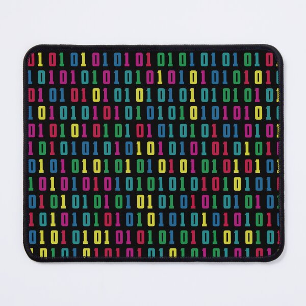 Item preview, Colorful Binary Code Matrix – Creative Programming & Digital Technology Design 3 designed and sold by WordPlayStudio.