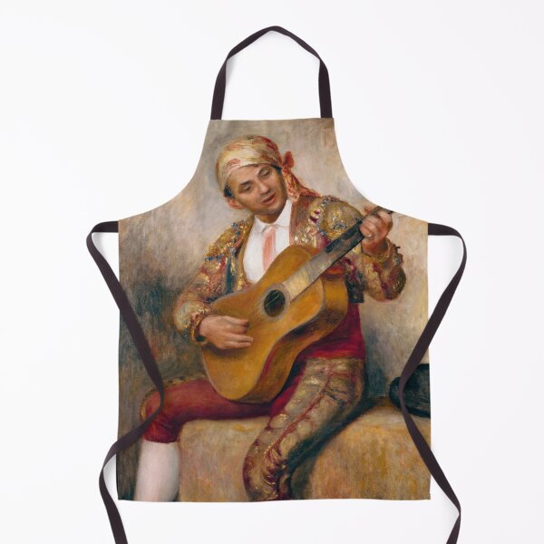 Item preview, The Spanish Guitarist by Pierre-Auguste Renoir: Romantic Impressionist Music Room Art designed and sold by artofuniverse.