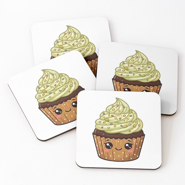 Item preview, Pistachio Cupcake Kawaii designed and sold by redsharkuk.