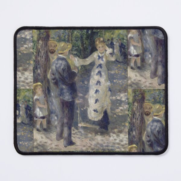 Item preview, The Swing by Pierre-Auguste Renoir: Impressionist Garden Scene Poster designed and sold by artofuniverse.