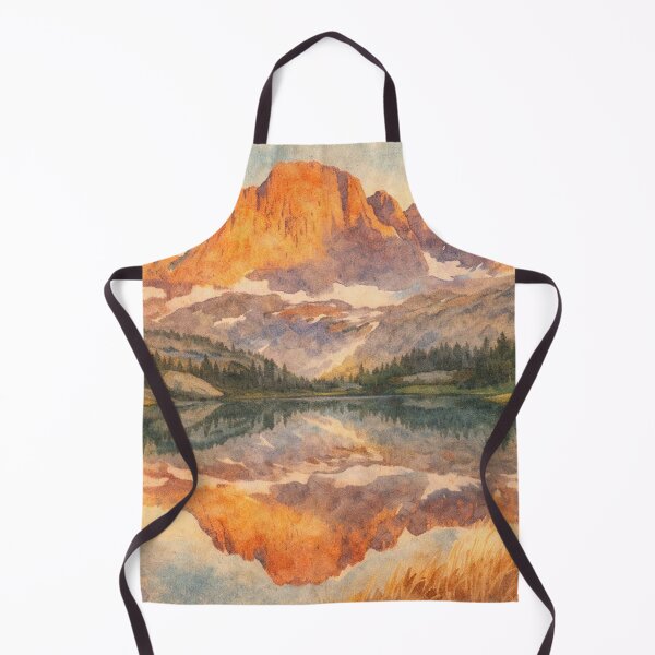 Item preview, Watercolor Mountain Lake designed and sold by devonclemon.